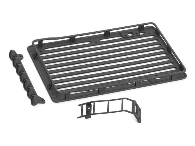 RC4WD Modellbau-Dachträger mit Lightbar und Leiter SCX24 Wrangler 3 RC4WD Modellbau-Dachträger mit Lightbar und Leiter SCX24 Wrangler