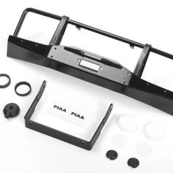 RC4WD Modellbau-Stossstange Oxer Metal Front Winch mit Lichtern JS