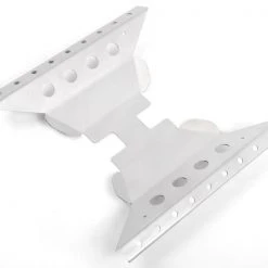RC4WD Oxer Transfer Case Guard Silber für Axial Capra 1.9