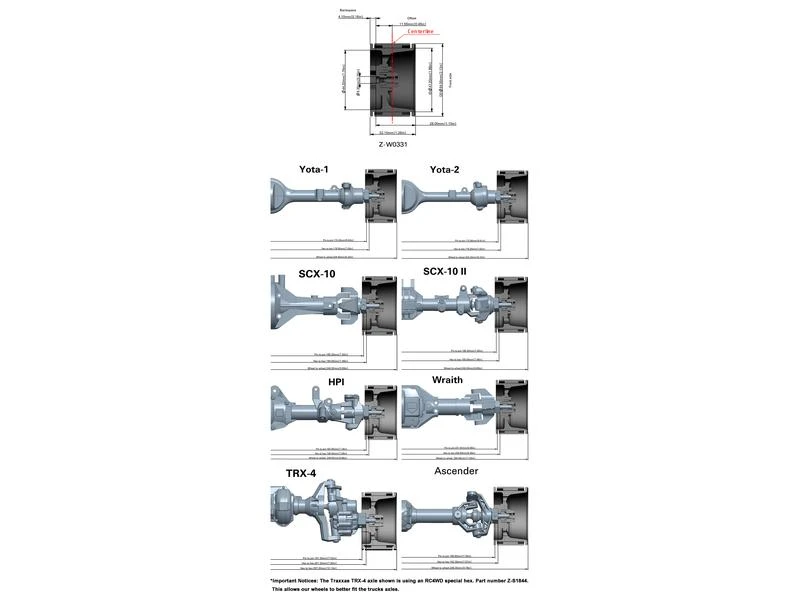 RC4WD Felgen Slot Mag 1.9" Silber, 4 Stück 13 RC4WD Felgen Slot Mag 1.9" Silber, 4 Stück – Bild 11