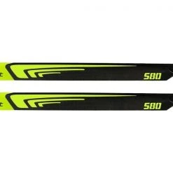 1st Hauptrotorblätter Carbon 580 mm FBL 2 Stück, Gelb
