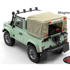 RC4WD Modellbau-Heckaufbau mit Softtop Beige für 2015 D90 -RC Zubehör Verkäufe 193849787 xxl