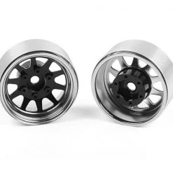 RC4WD Felgen Stahl 1.55" Beadlock Schwarz / Chrom, 4 Stück -RC Zubehör Verkäufe 199660493 xxl