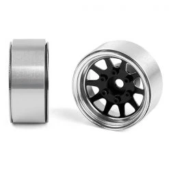 RC4WD Felgen Stahl 1.55" Beadlock Schwarz / Chrom, 4 Stück -RC Zubehör Verkäufe 199660496 xxl
