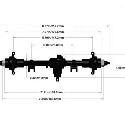RC4WD Achse TEQ Ultimate Scale Cast Axle Front -RC Zubehör Verkäufe 213997641 xxl