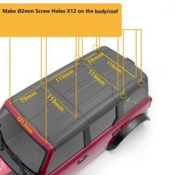 RC4WD Dachreling & Dachträger, Style B, TRX-4 Bronco 21 -RC Zubehör Verkäufe 220323490 xxl