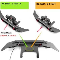 RC4WD Front Stossstange mit LED's, Metall, TRX-4 Bronco 21 -RC Zubehör Verkäufe 220323595 xxl
