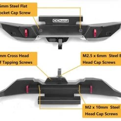 RC4WD Heck Stossstange, Metall, TRX-4 Bronco 21 23 RC4WD Heck Stossstange, Metall, TRX-4 Bronco 21 -RC Zubehör Verkäufe 220323683 xxl