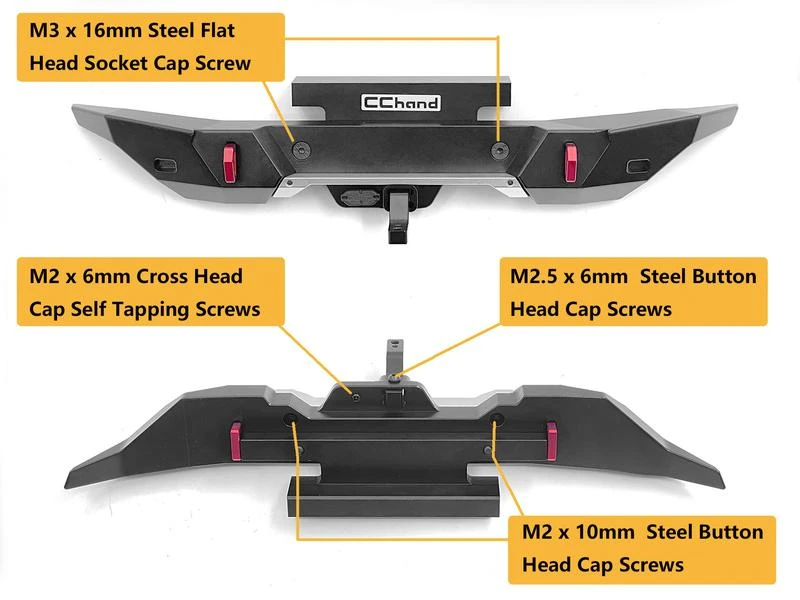 RC4WD Heck Stossstange, Metall, TRX-4 Bronco 21 10 RC4WD Heck Stossstange, Metall, TRX-4 Bronco 21 – Bild 8