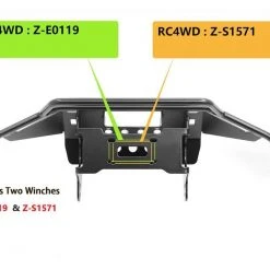 RC4WD Front Rohr-Stossstange mit LED, TRX-4 Bronco 21 -RC Zubehör Verkäufe 220324408 xxl