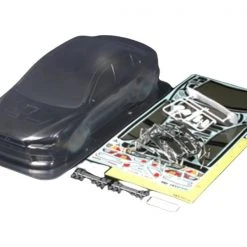 Tamiya Karosserie Mitsubishi Lancer Evo X, unlackiert, 190 mm, 1:10