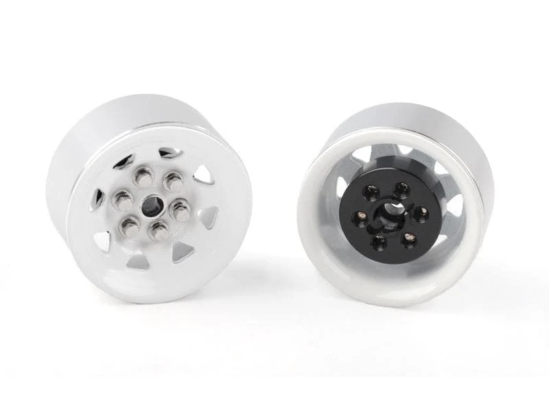 RC4WD Felgen Stock Beadlock 0.7" Stahl Weiss, 4 Stück 5 RC4WD Felgen Stock Beadlock 0.7" Stahl Weiss, 4 Stück – Bild 3