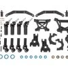 Traxxas Heahy Duty upgrade Kit, Schwarz Hoss, Slash 4x4, Rustler 4x4
