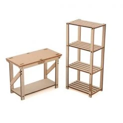 RC4WD Modellbau Werkbank und Regal 1:10