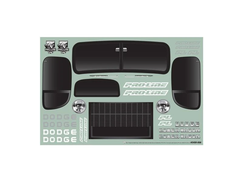 Proline Karosserie Dodge Power Wagon 1946 Schwarz, 1:10 8 Proline Karosserie Dodge Power Wagon 1946 Schwarz, 1:10 – Bild 6