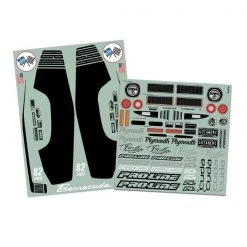 Proline Karosserie Plymouth Barracuda 1972 unlackiert, 1:10 -RC Zubehör Verkäufe 231938901 xxl