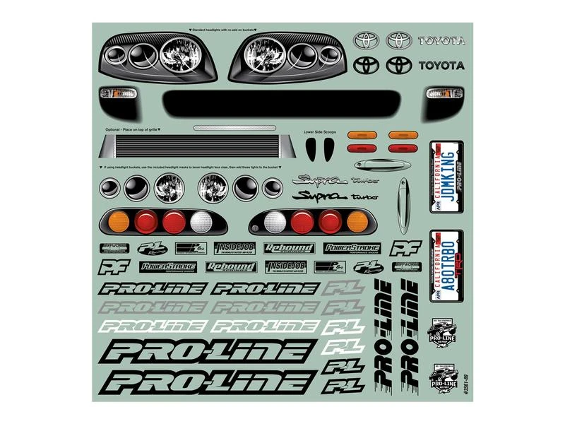 Proline Karosserie Toyota Supra 1995 Drag unlackiert, 1:10 7 Proline Karosserie Toyota Supra 1995 Drag unlackiert, 1:10 – Bild 5