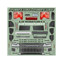 Proline Karosserie Chevy Silverado 2021 unlackiert, 1:8 -RC Zubehör Verkäufe 231939549 xxl