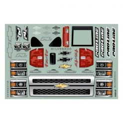Proline Karosserie Chevy Silverado 2015 unlackiert, 1:10 -RC Zubehör Verkäufe 231939637 xxl