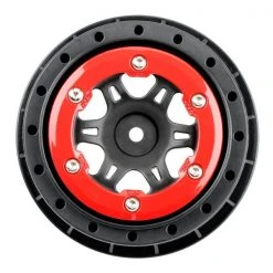 Proline Felgen 2.2/3.0" Split Six Front, Rot/Schwarz 2 Stück