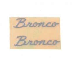 RC4WD Emblem Body Decals TRX-4 21 Bronco, Silber