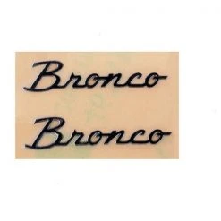 RC4WD Emblem Body Decals TRX-4 21 Bronco, Schwarz