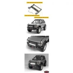 RC4WD Kühlergrillschutz+Beleuchtung Ranch TRX-4 21 Bronco, Schwarz -RC Zubehör Verkäufe 235022879 xxl