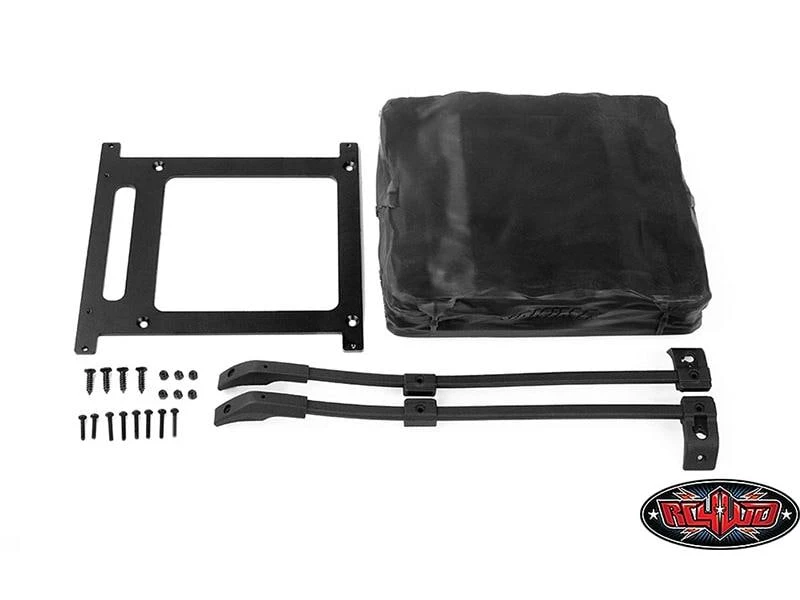 RC4WD Modellbau-Dachträgerreling mit Zelt TRX-4 21 Bronco, Schwarz 8 RC4WD Modellbau-Dachträgerreling mit Zelt TRX-4 21 Bronco, Schwarz – Bild 6