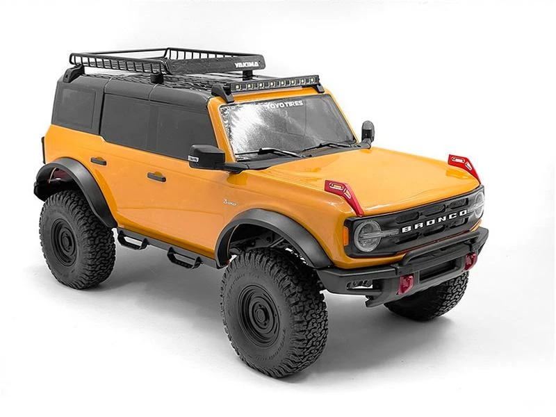 RC4WD Modellbau-Dachträger aus Stahlrohr TRX-4 21 Bronco, Schwarz 11 RC4WD Modellbau-Dachträger aus Stahlrohr TRX-4 21 Bronco, Schwarz – Bild 9