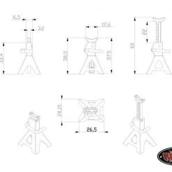 RC4WD Modellbau-Unterstellbock 3T -RC Zubehör Verkäufe 53003247 xxl