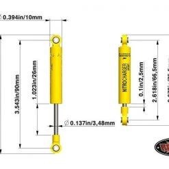 RC4WD Stossdämpfer Nitrocharger Sport 90 mm -RC Zubehör Verkäufe 53158540 xxl