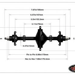 RC4WD Achse Ultimative Scale Yota II Mitte, Vorne -RC Zubehör Verkäufe 53351270 xxl
