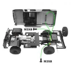RC4WD Karosseriehalterung 1985 Toyota 4Runner hinten -RC Zubehör Verkäufe 53566484 xxl