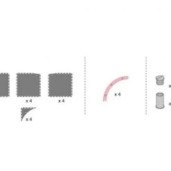 Kyosho Mini-Z GP Circuit 50x50 Large Corner Set für 4 Kurven -RC Zubehör Verkäufe 56209940 xxl