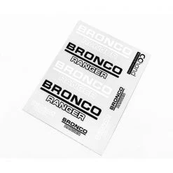 RC4WD Aufkleber Decals Style A TRX-4 Bronco