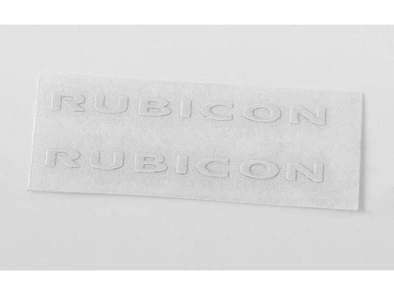 RC4WD Emblem Front Hood Logo Weiss 3 RC4WD Emblem Front Hood Logo Weiss