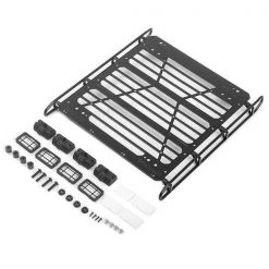 RC4WD Modellbau-Dachträger Adventure TRX G 63 mit 4 Lampen