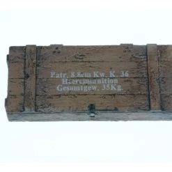 OEM Munitionskiste 8.8cm Kw K.36 Wehrmacht, Dunkelbraun